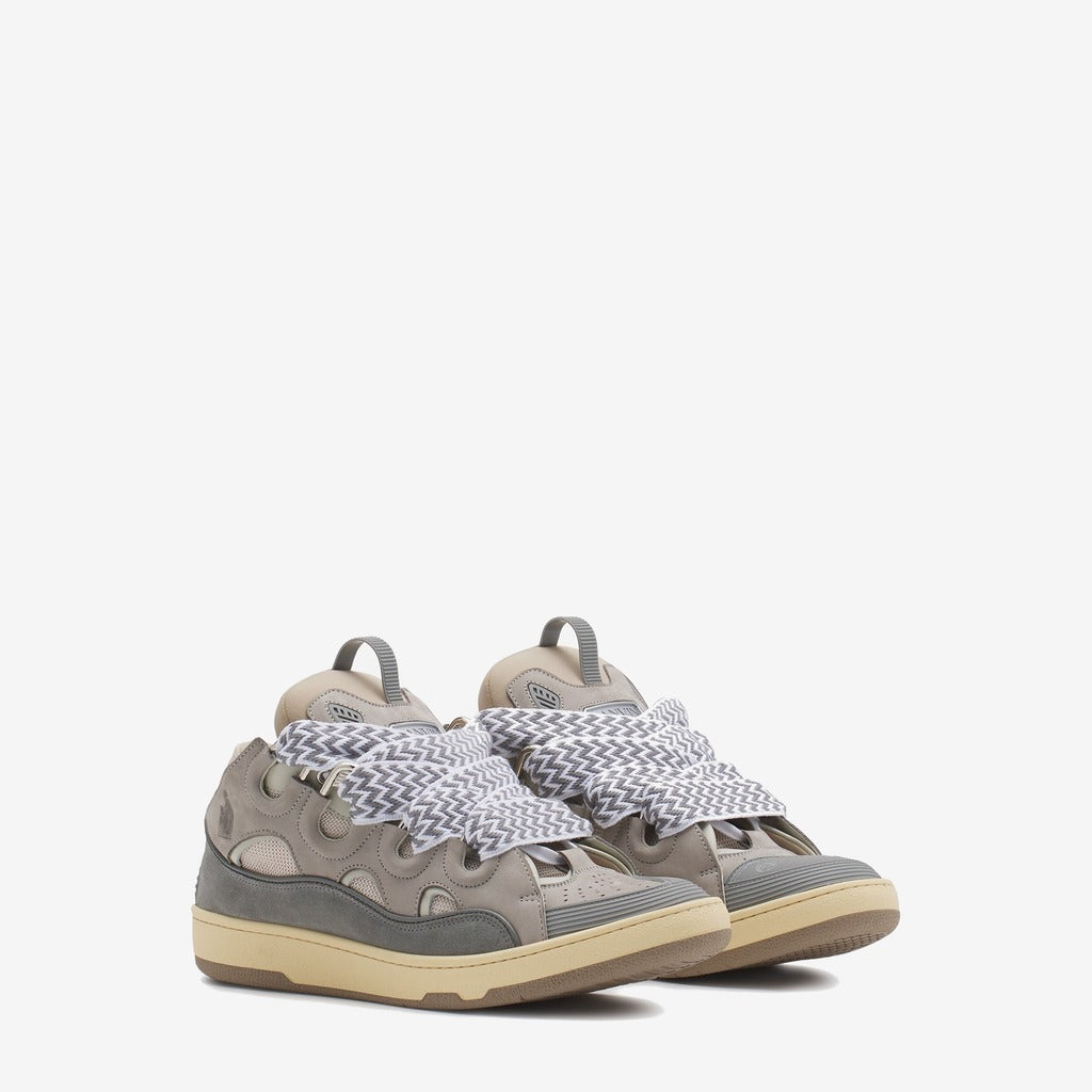 LANVIN LEATHER CURB GRIS