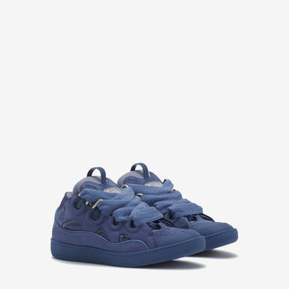 LANVIN LEATHER CURB BLEU MARINE