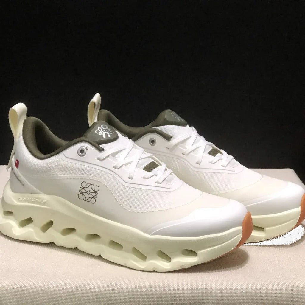 On Cloud × Loewe — Cloudtilt White Kaki