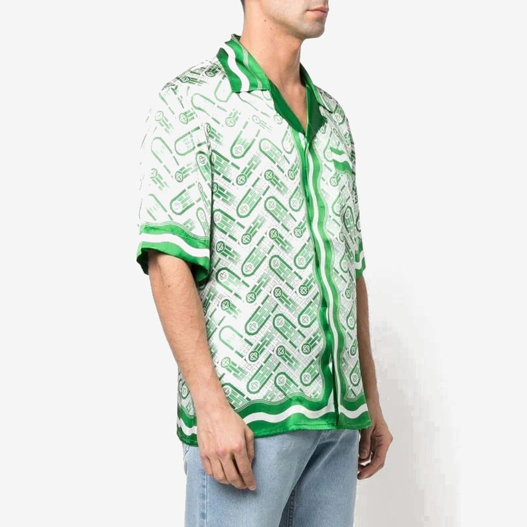 Casablanca Ping Pong monogram-print shirt
