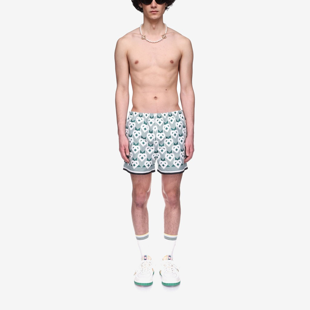 Heart Monogram Swim Trunks