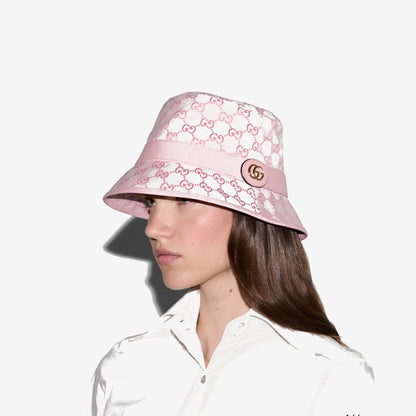 Chapeau bob en toile GG - Gucci casquette