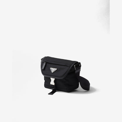 Sac porté épaule en Re-Nylon et cuir Saffiano - #7