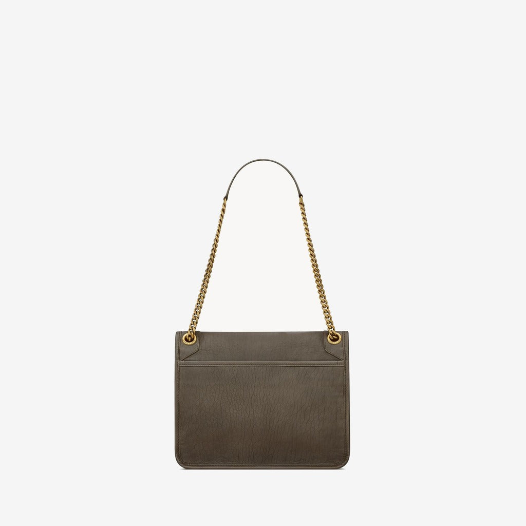 NIKI MEDIUM EN CUIR D’AGNEAU GRAINÉ - YSL