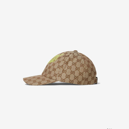 Casquette de baseball en toile GG avec imprimé