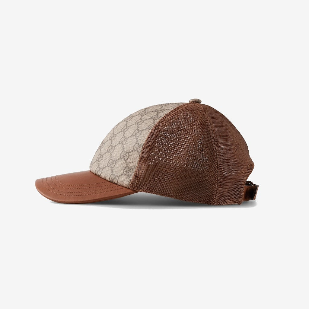 CASQUETTE EN TOILE GG MONOGRAM maron