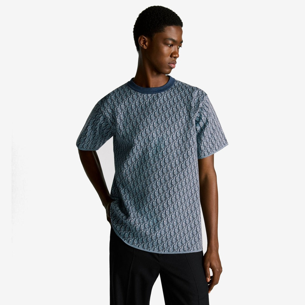 T-shirt Dior Oblique, coupe relax Jacquard