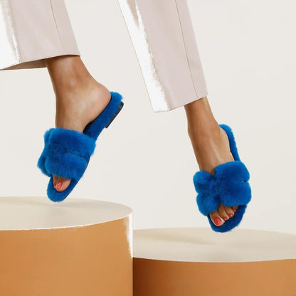 Sandales Oran - Bleu océan