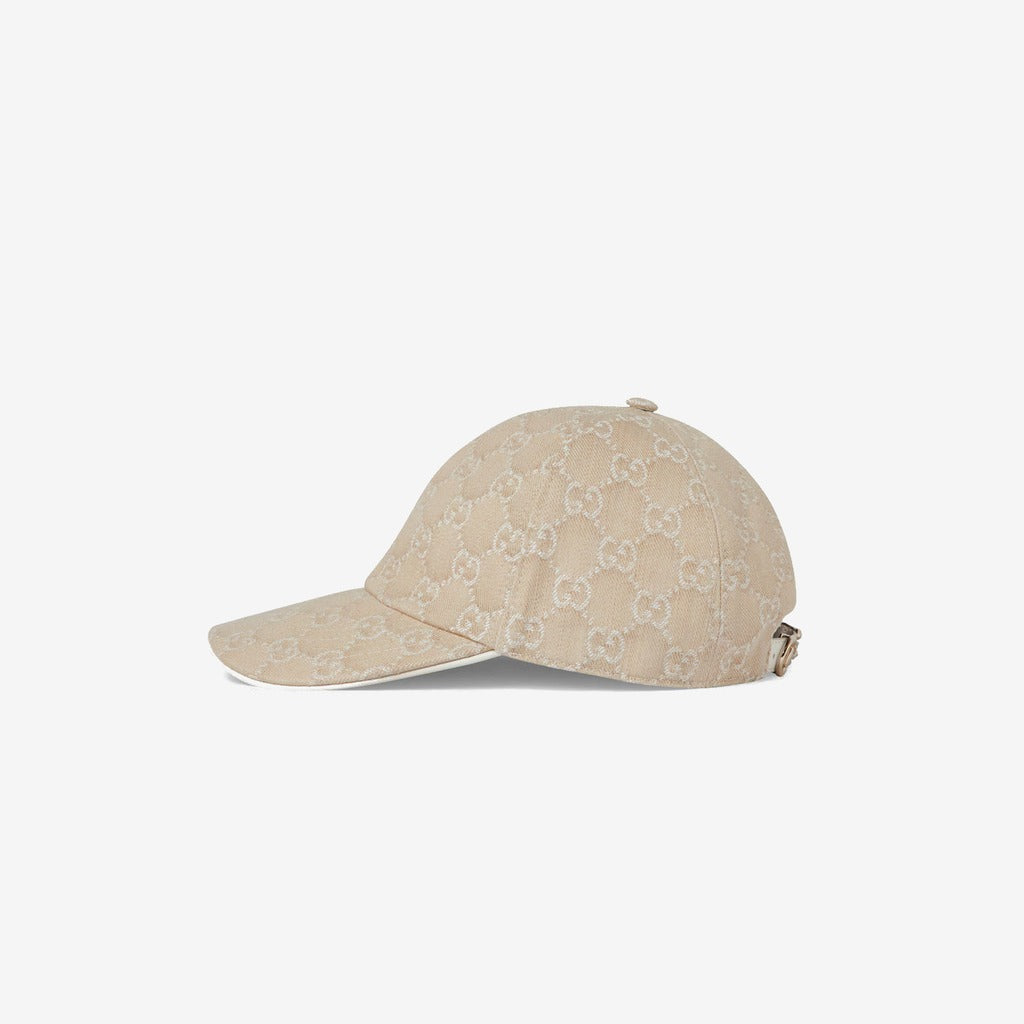 Casquette en denim GG avec détail Mors