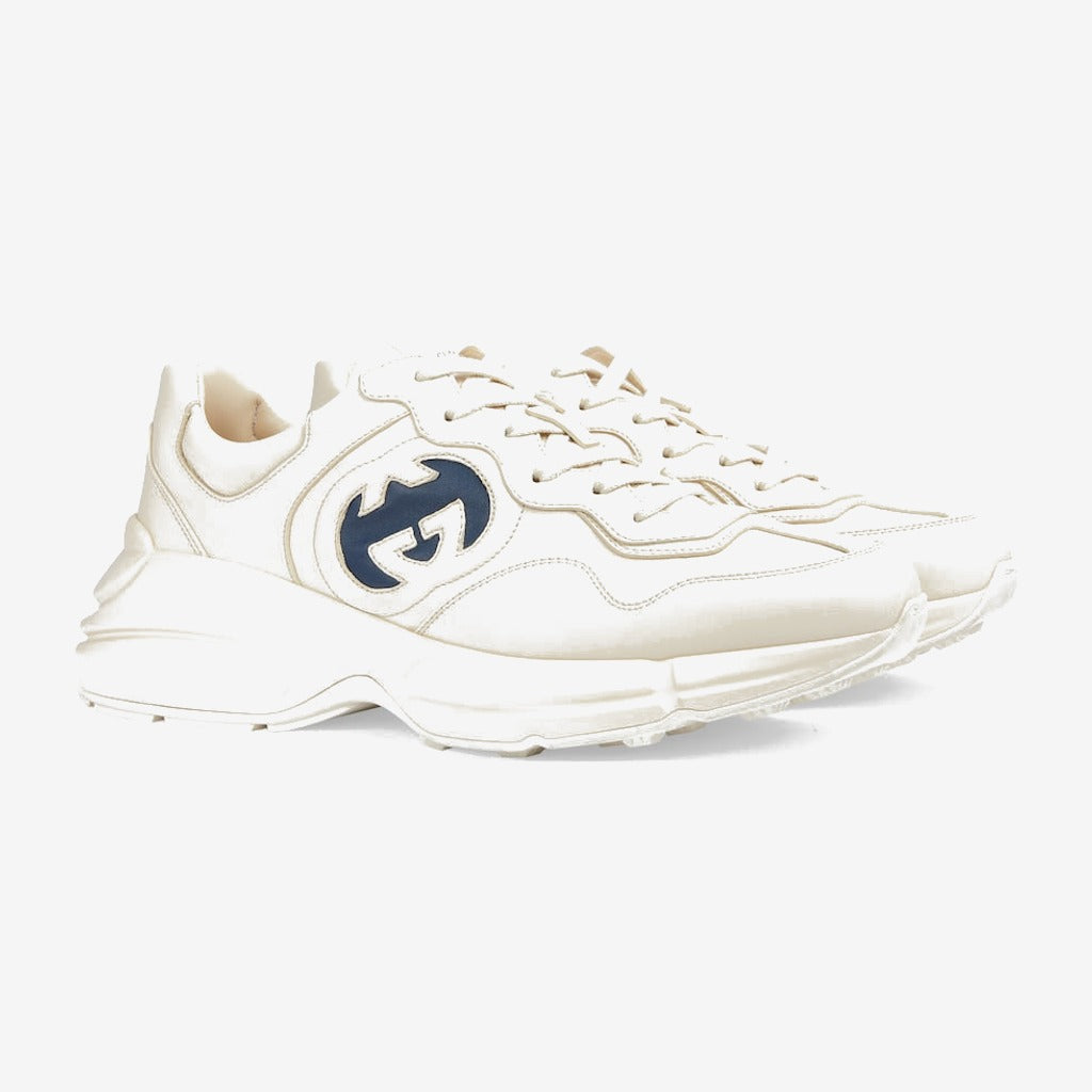 BASKETS EN CUIR RHYTON AVEC LOGO GUCCI POUR HOMME - #2