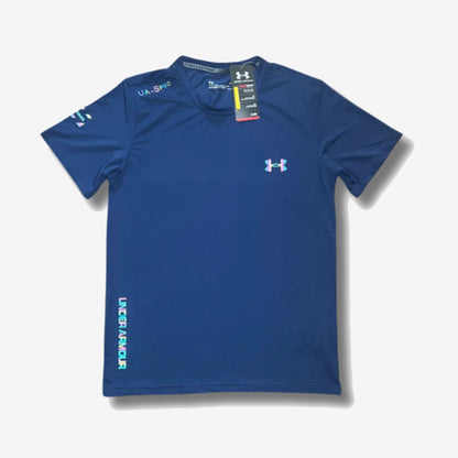Ensemble short/t-shirt Under Fluo Bleu