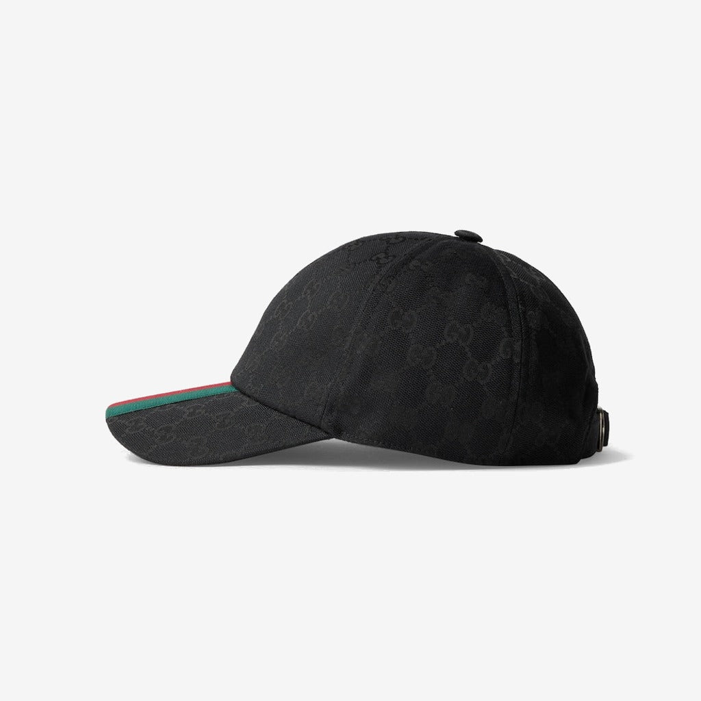 CASQUETTE DE BASE-BALL EN TOILE GG D'ORIGINE NOIR