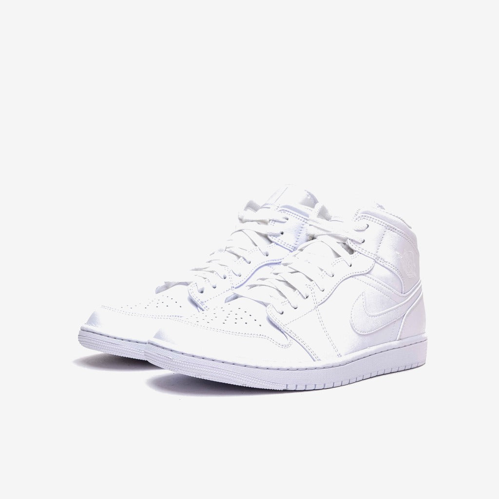 Air Jordan 1 Mid Triple White (2022)