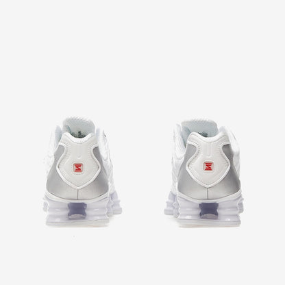 Nike Shox TL White Metallic Silver Max Orange (Women's)