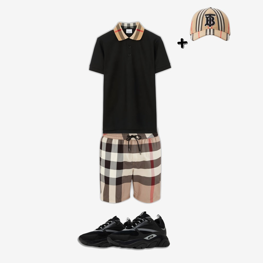 Outfit Polo Burb°rry + Casquette Offerte — photo 2