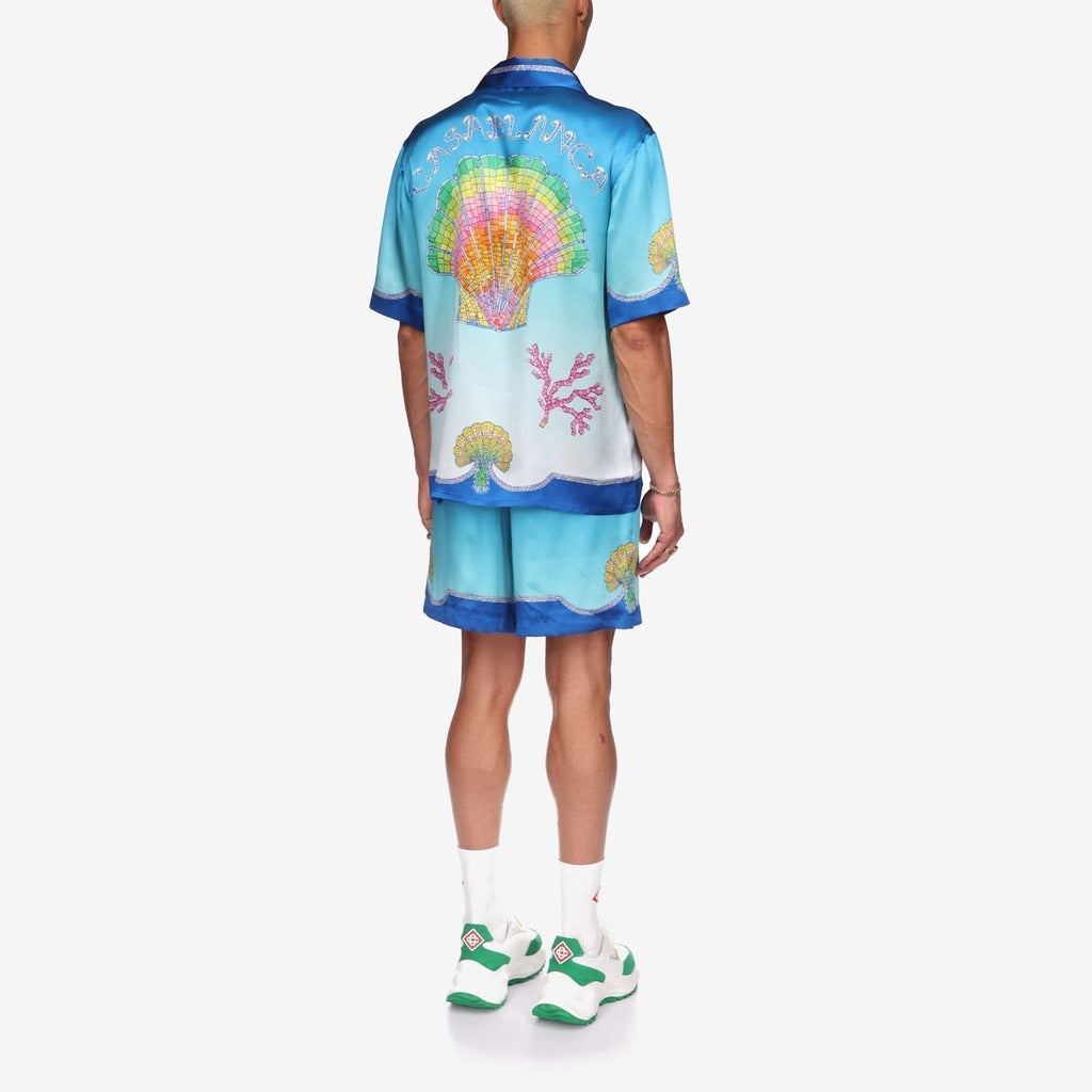 Coquillage Coloré Silk Shirt