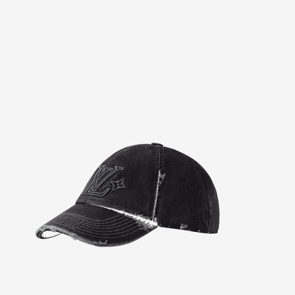 Casquette LV Denim Washed - CASQUETTES (2)