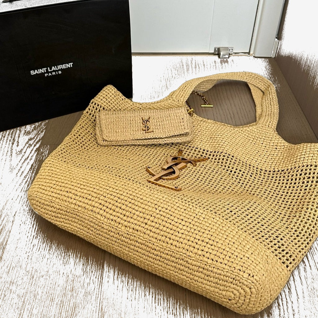 YSL - CARE IN RAFFIA