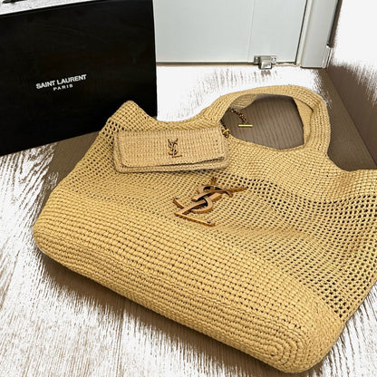 YSL - CARE IN RAFFIA
