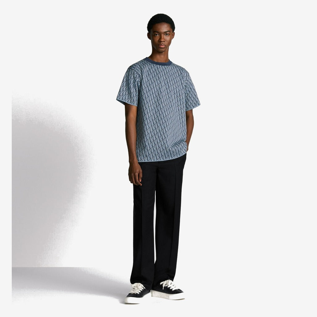T-shirt Dior Oblique, coupe relax Jacquard