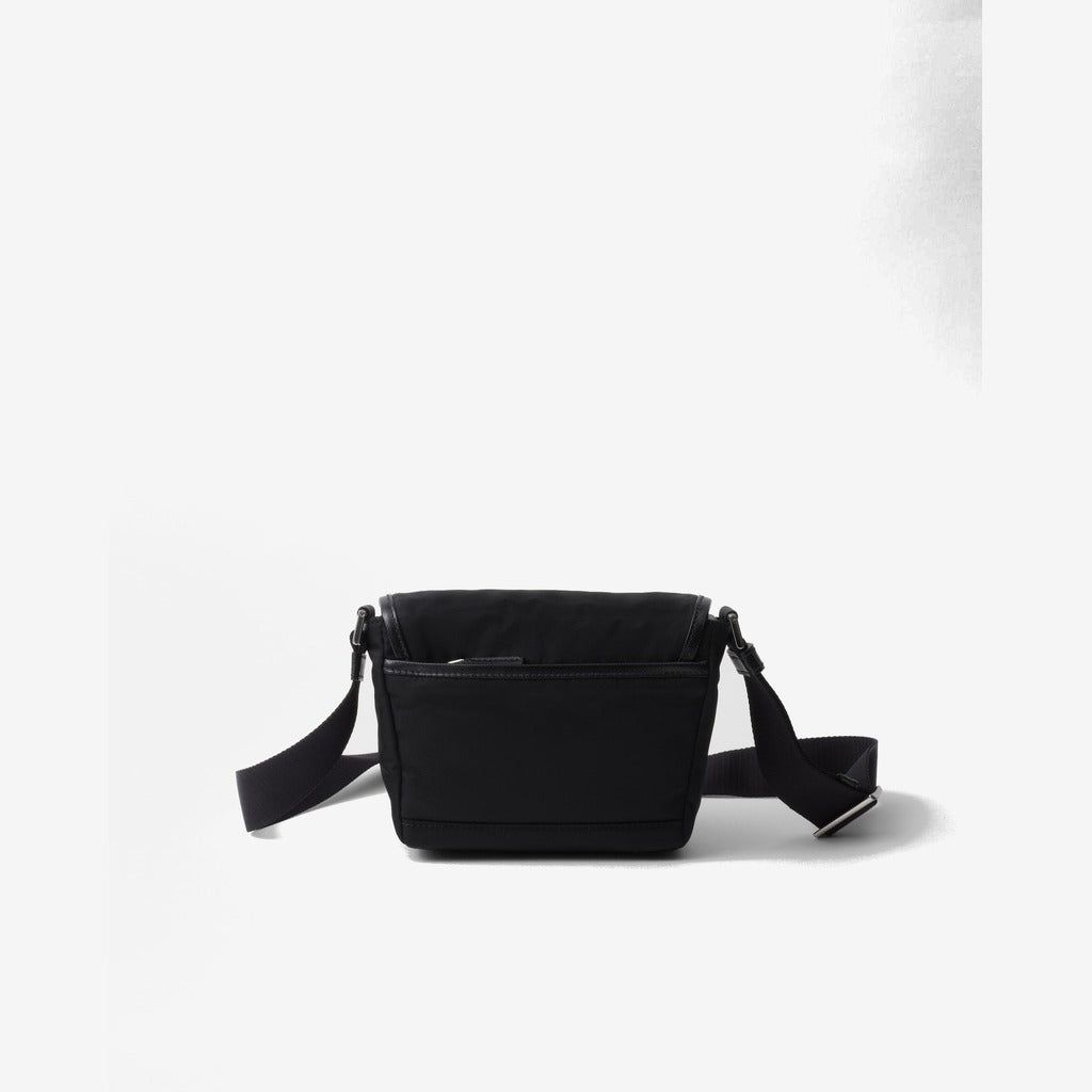 Sac porté épaule en Re-Nylon et cuir Saffiano - #7