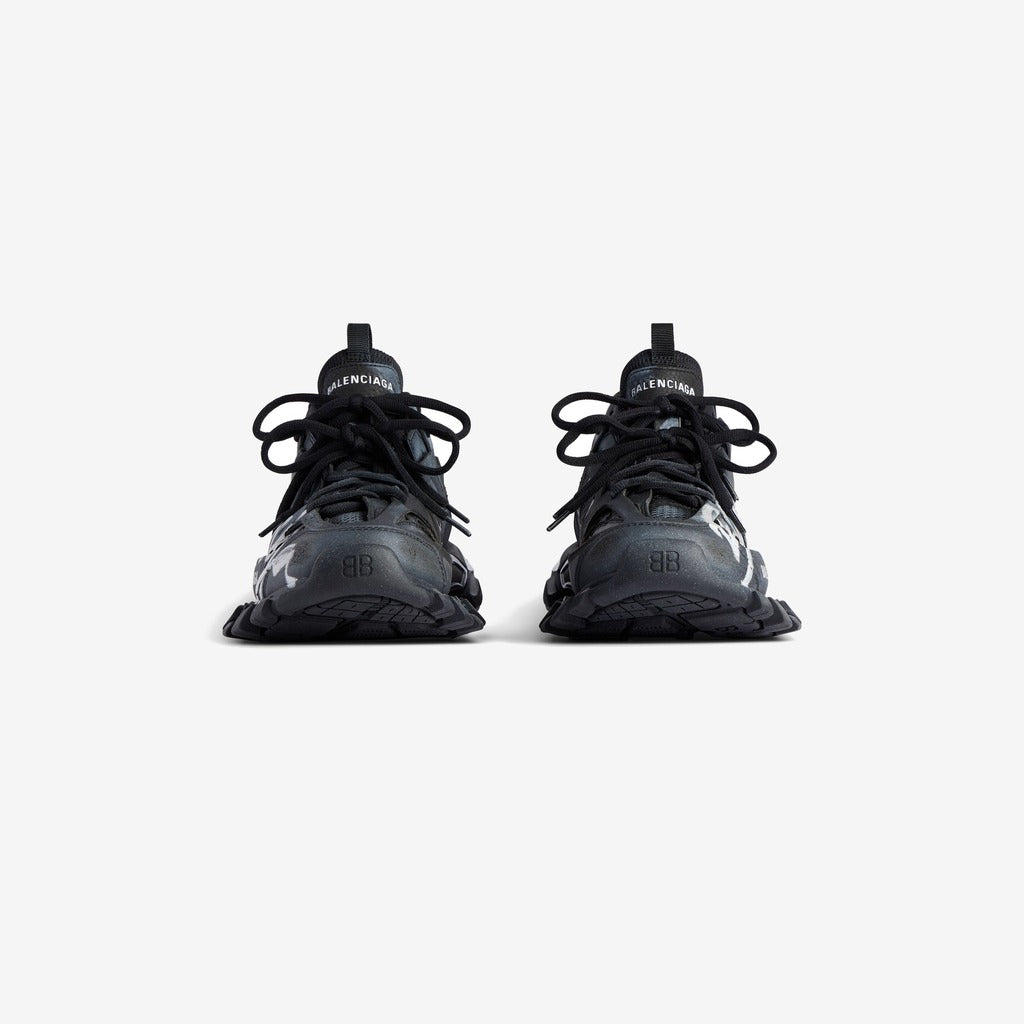 SNEAKER TRACK SIGNATURE EN NOIR/BLANC