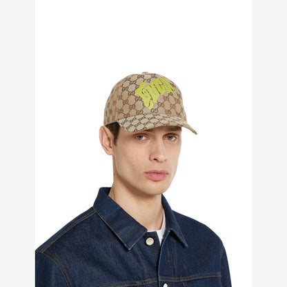 Casquette de baseball en toile GG avec imprimé