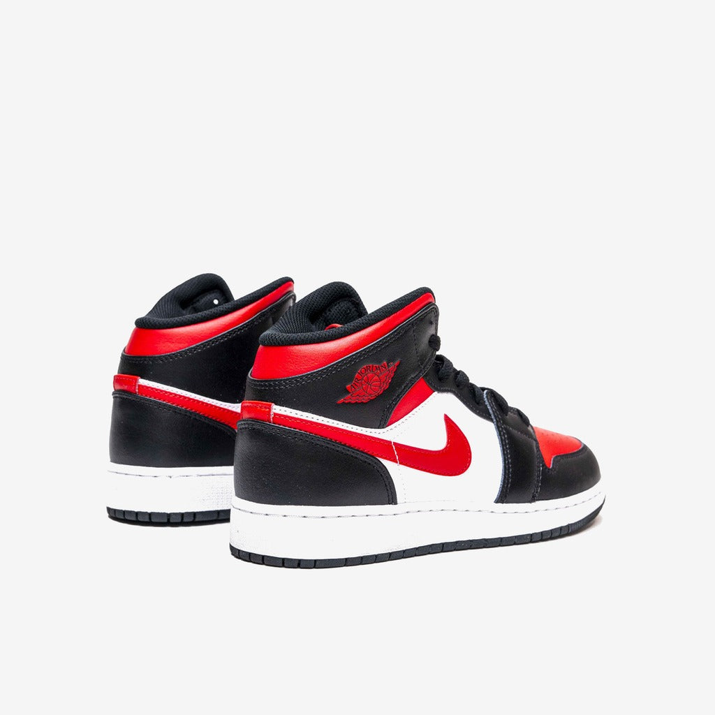 Air Jordan 1 Mid Gym Red Black White