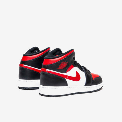 Air Jordan 1 Mid Gym Red Black White