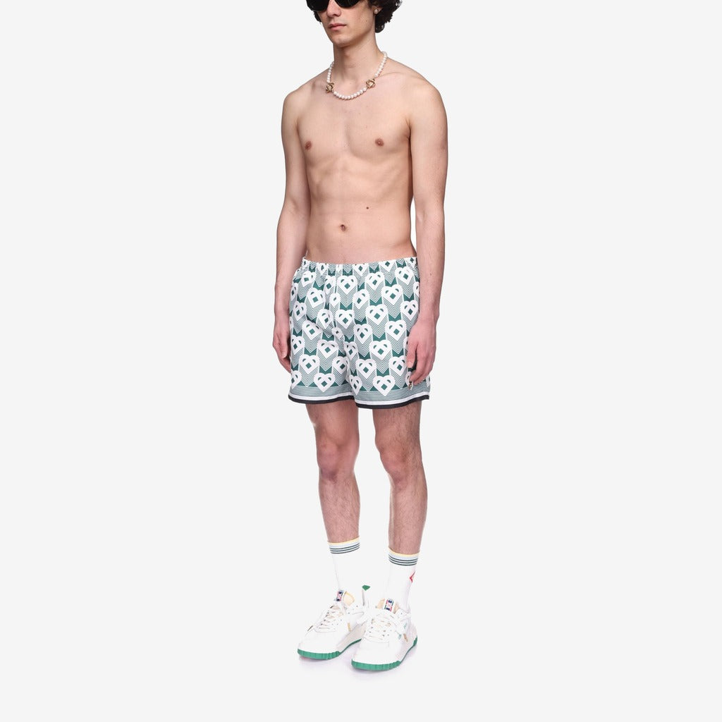 Heart Monogram Swim Trunks