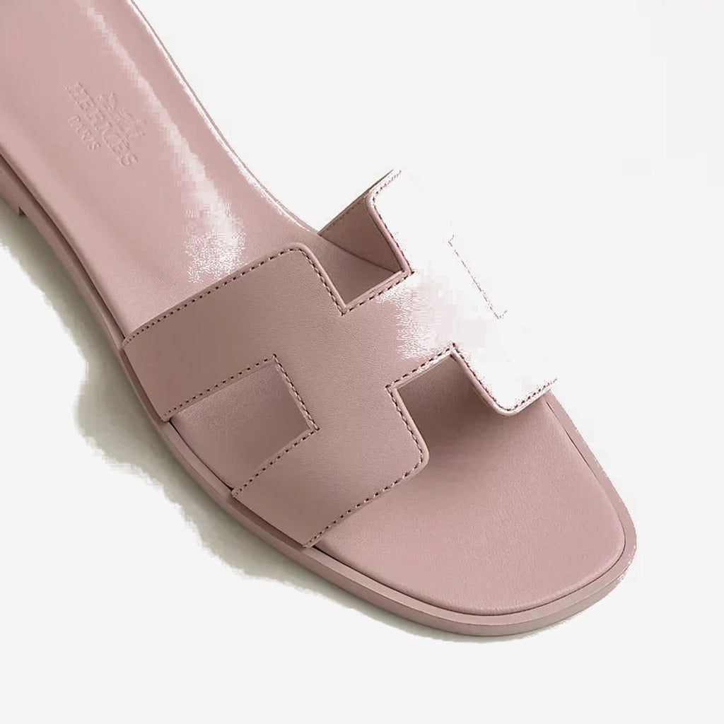 Hermes - Claquettes Rose Cancan