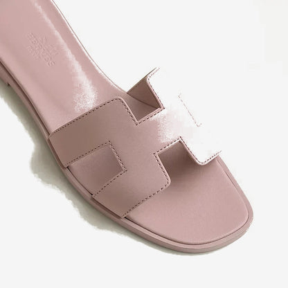 Hermes - Claquettes Rose Cancan