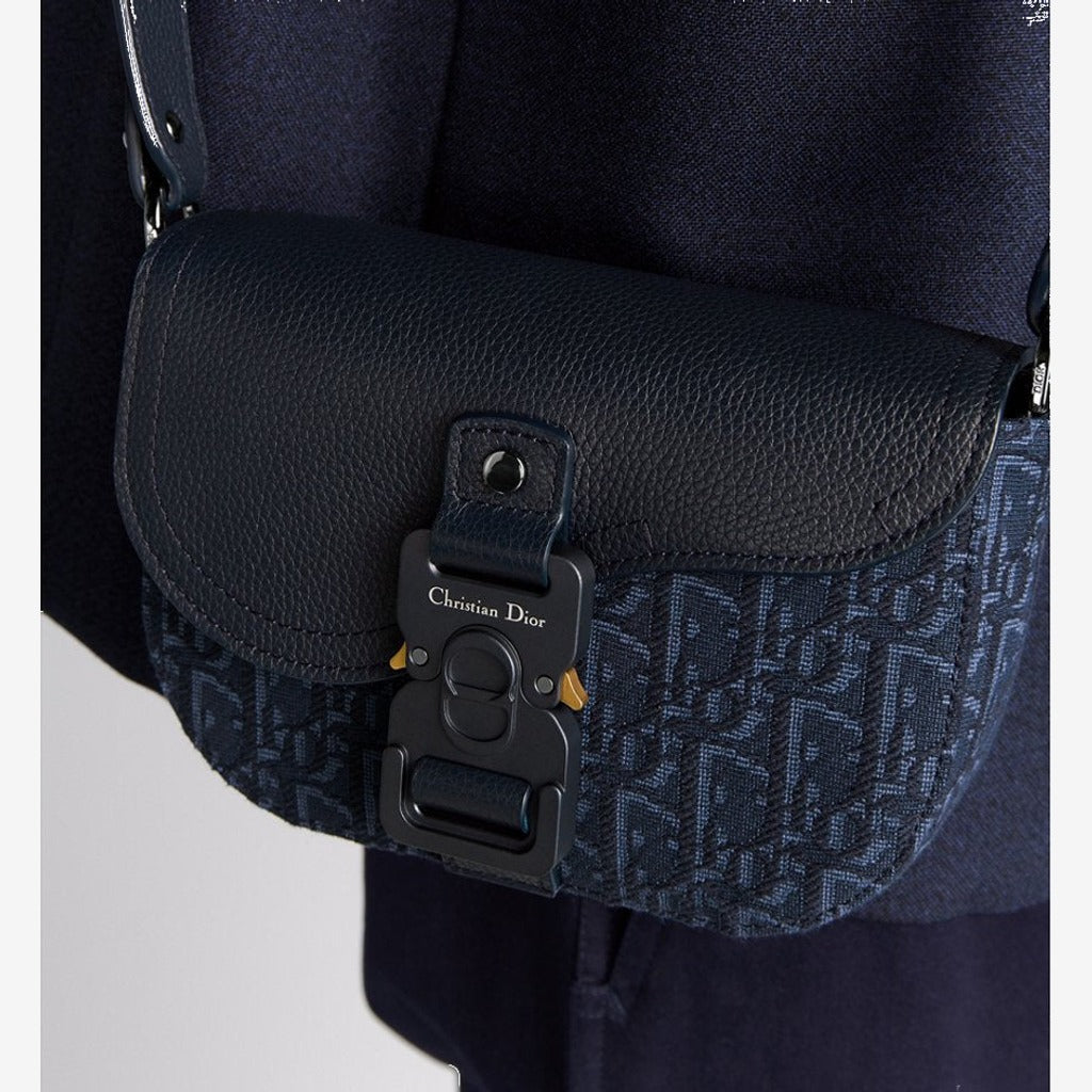 Mini sac Messenger à rabat Saddle Bleu Marine