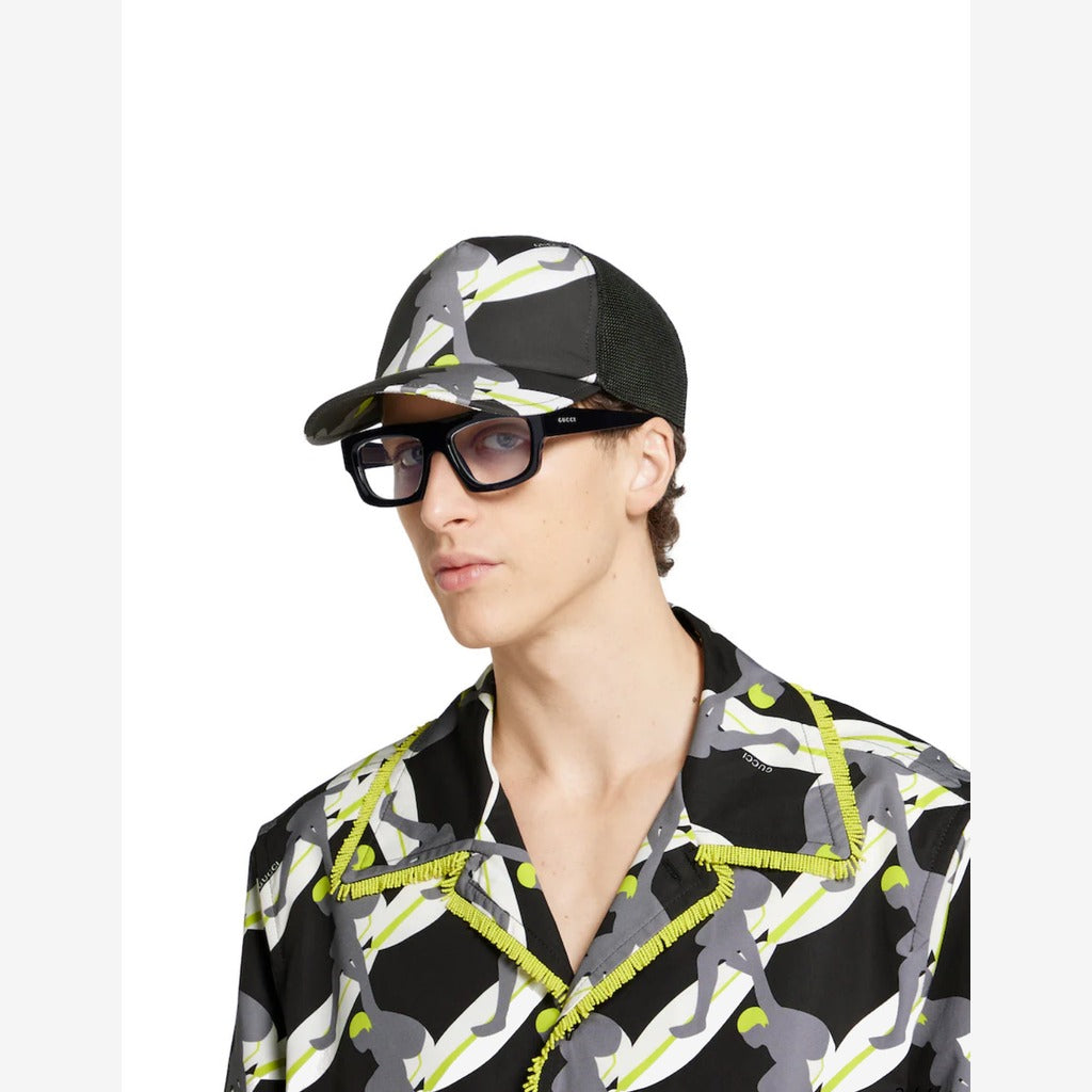 Casquette en toile de coton imprimée