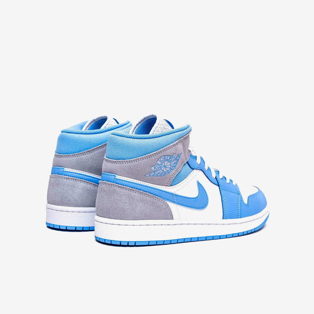 Jordan 1 Mid University Blue Grey