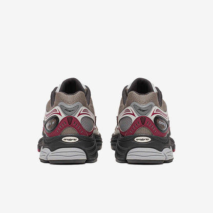 Saucony ProGrid Omni 9 Tomorrow, Meet Yesterday Pack Tan Maroon