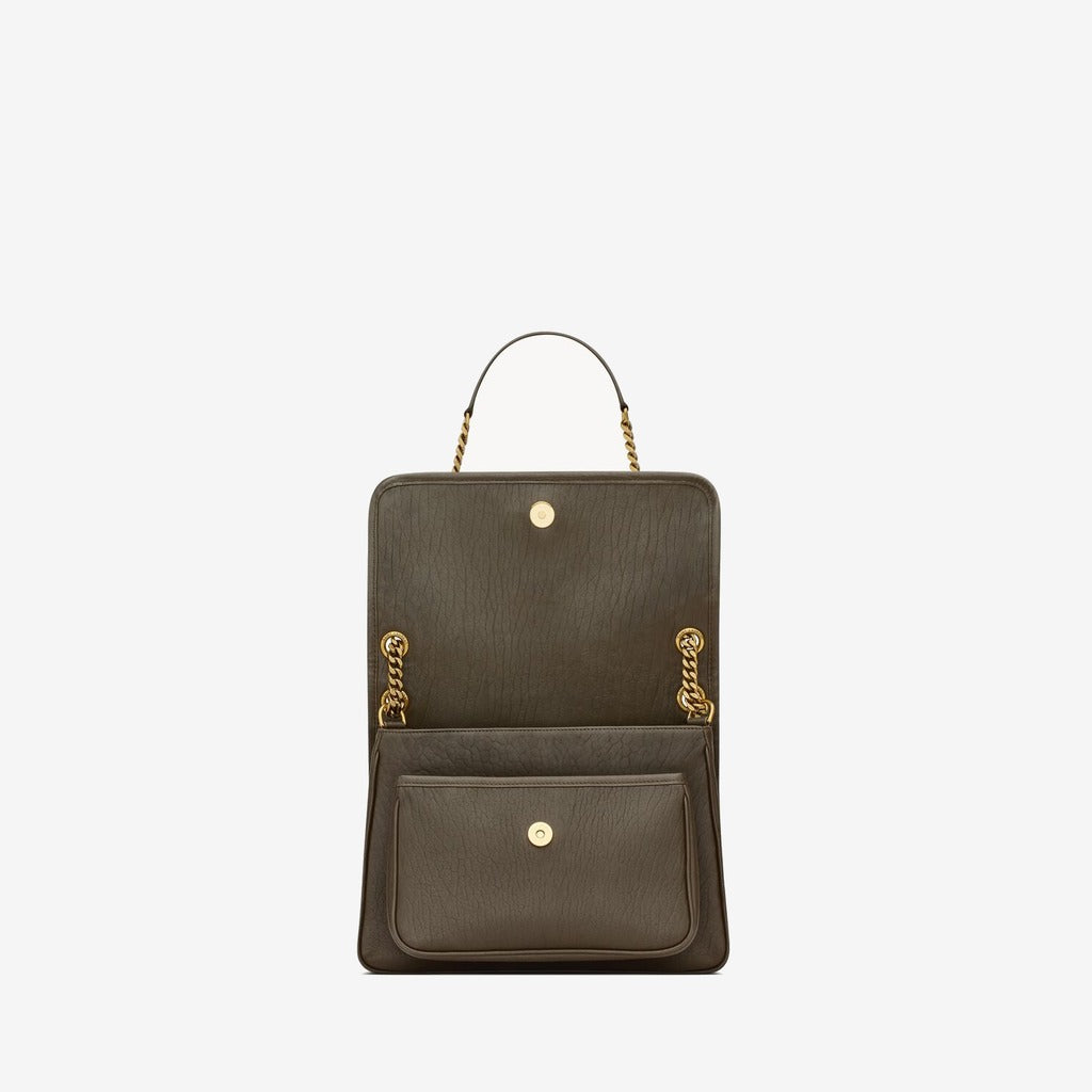 NIKI MEDIUM EN CUIR D’AGNEAU GRAINÉ - YSL
