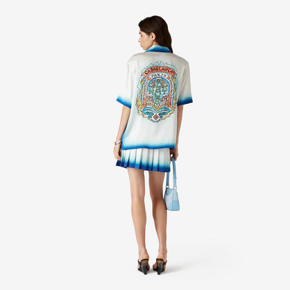 Casa Way Skate Short Sleeve Silk Shirt