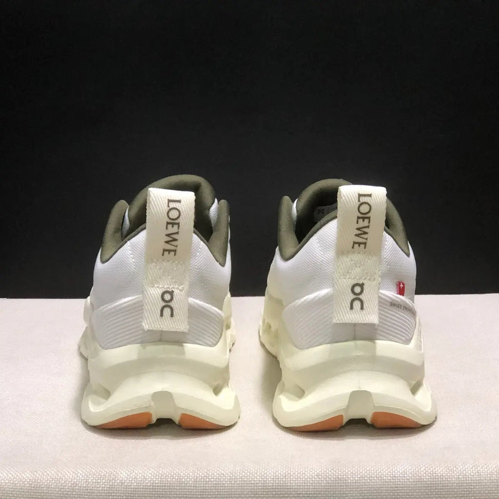 On Cloud × Loewe — Cloudtilt White Kaki