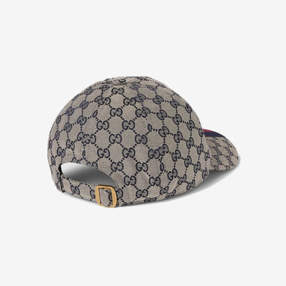 CASQUETTE DE BASE-BALL EN TOILE GG D'ORIGINE Beige BLEU