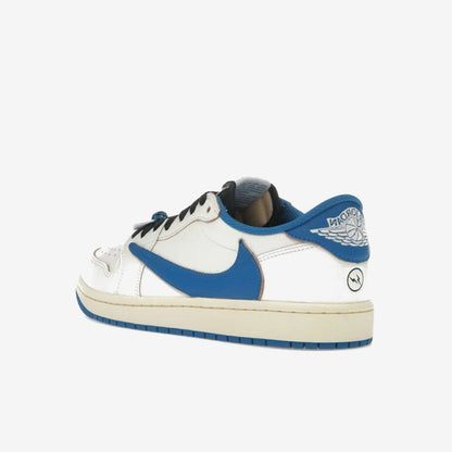 Jordan 1 Retro Low OG SP Fragment x Travis Scott Sail Military Blue