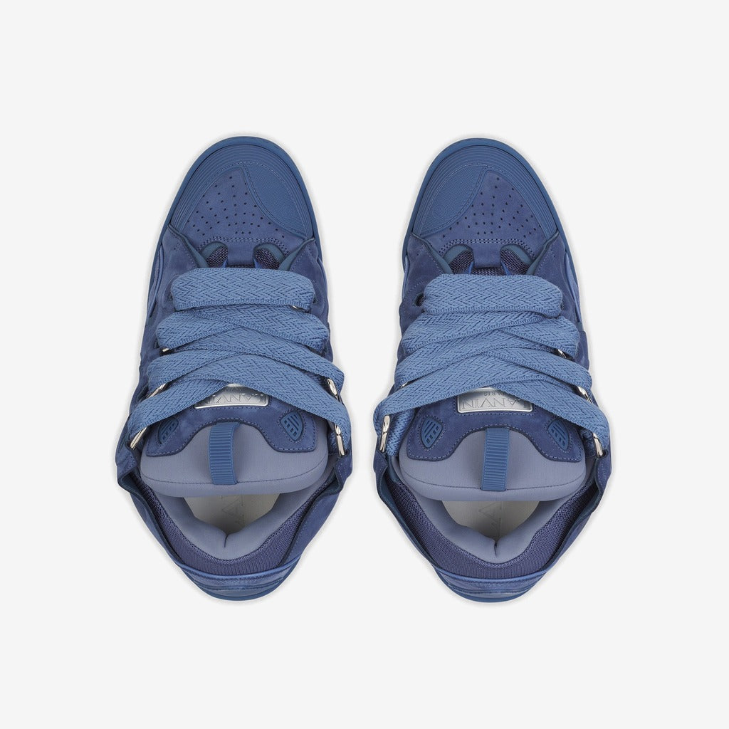 LANVIN LEATHER CURB BLEU MARINE