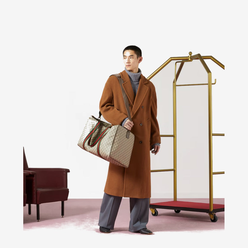 Sac de voyage avec bande Web grand format