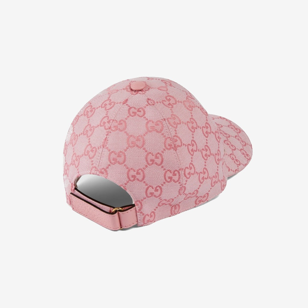 CASQUETTE EN TOILE GG Rose