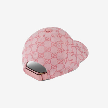 CASQUETTE EN TOILE GG Rose
