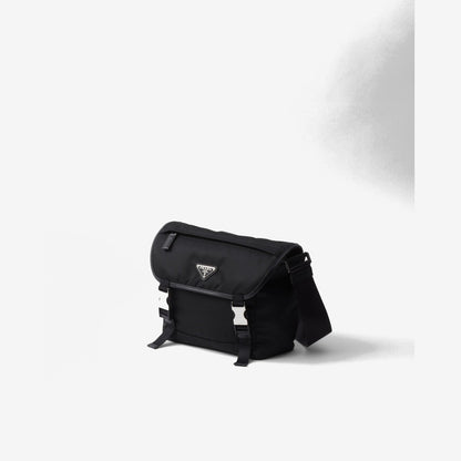 Sac porté épaule en Re-Nylon et cuir Saffiano - #4