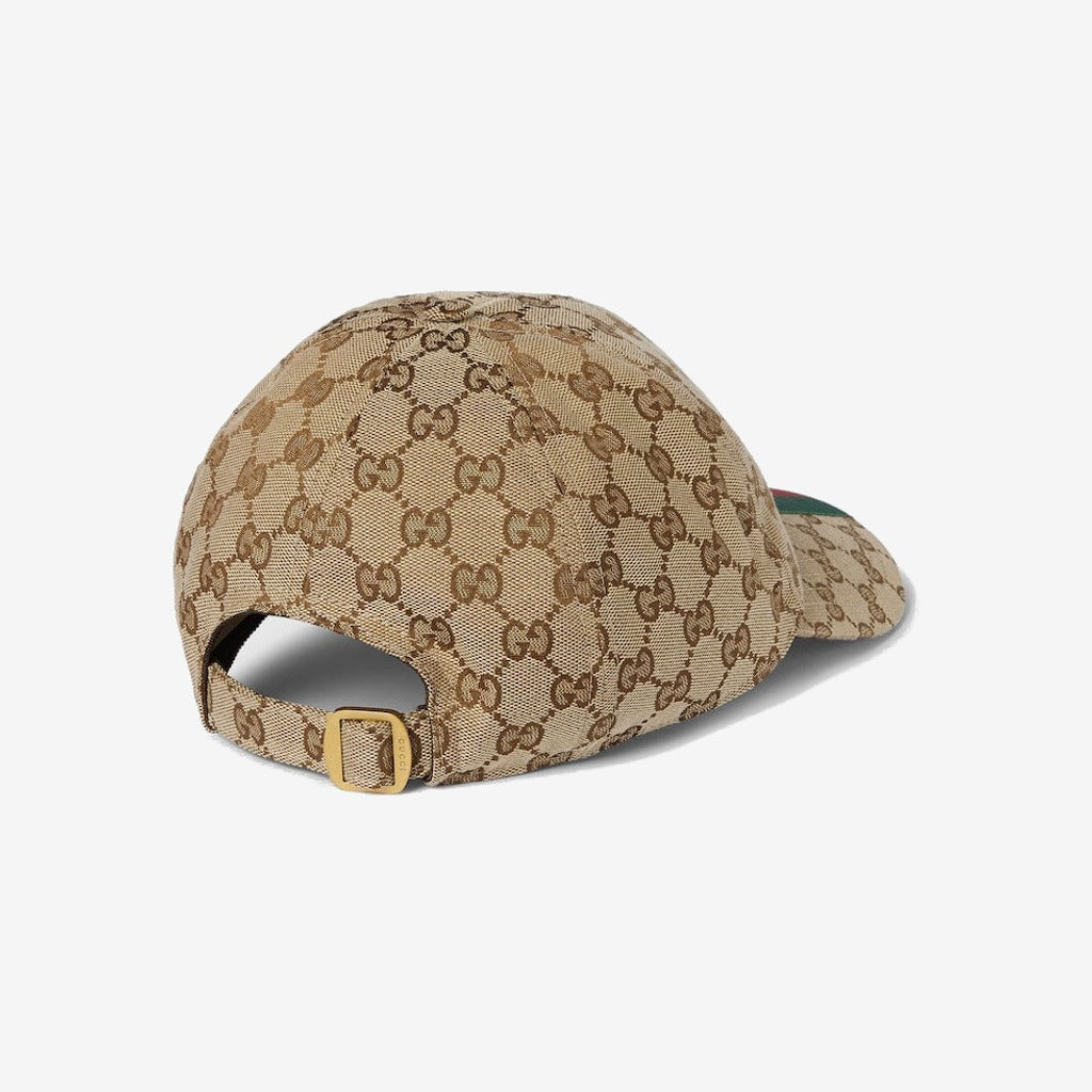 CASQUETTE DE BASE-BALL EN TOILE GG D'ORIGINE Beige