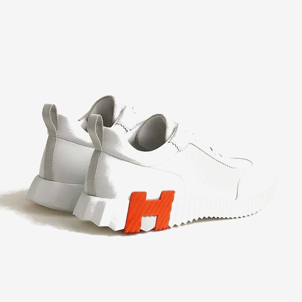 Sneakers Hermès blanc / orange