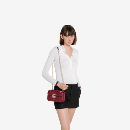 Sac à épaule GG Marmont petit format - #5