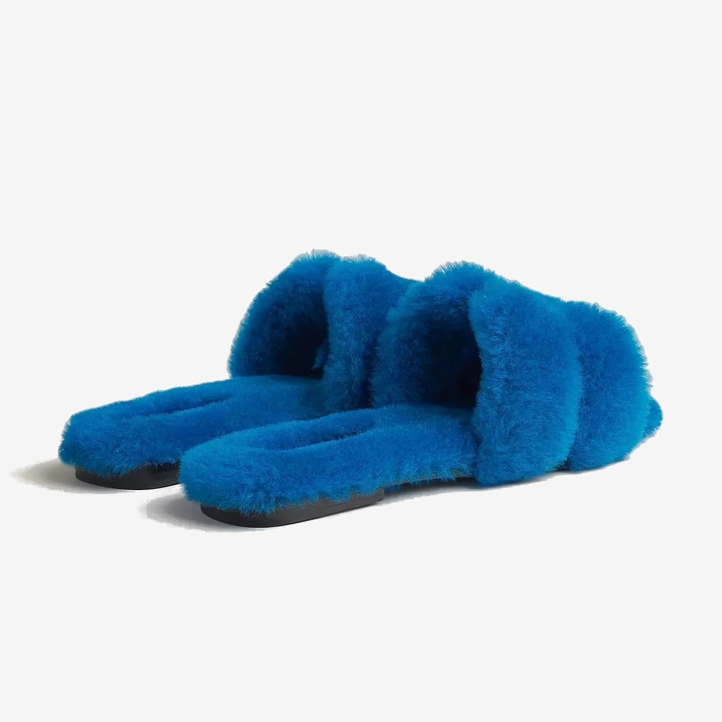 Sandales Oran - Bleu océan
